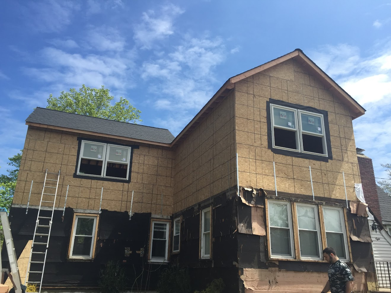 Exterior renovation project in Aberdeen